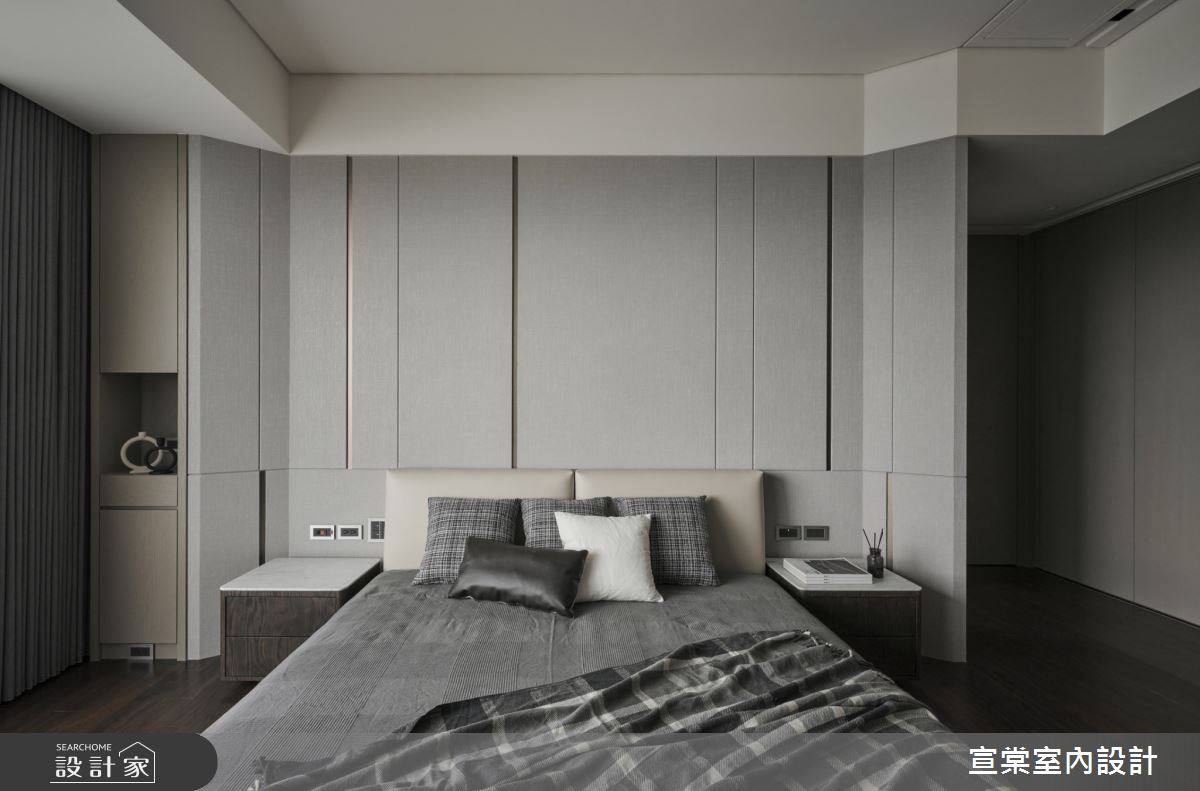 38坪新成屋(5年以下)＿現代風臥室案例圖片＿宣棠室內設計＿宣棠_水岸覺旅之19