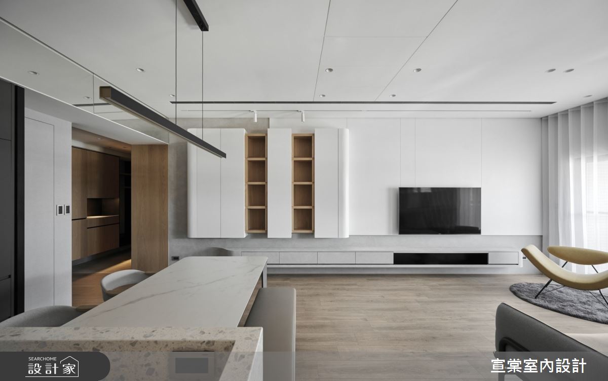 26坪預售屋＿北歐風客廳餐廳案例圖片＿宣棠室內設計＿宣棠_弧作Arc之6