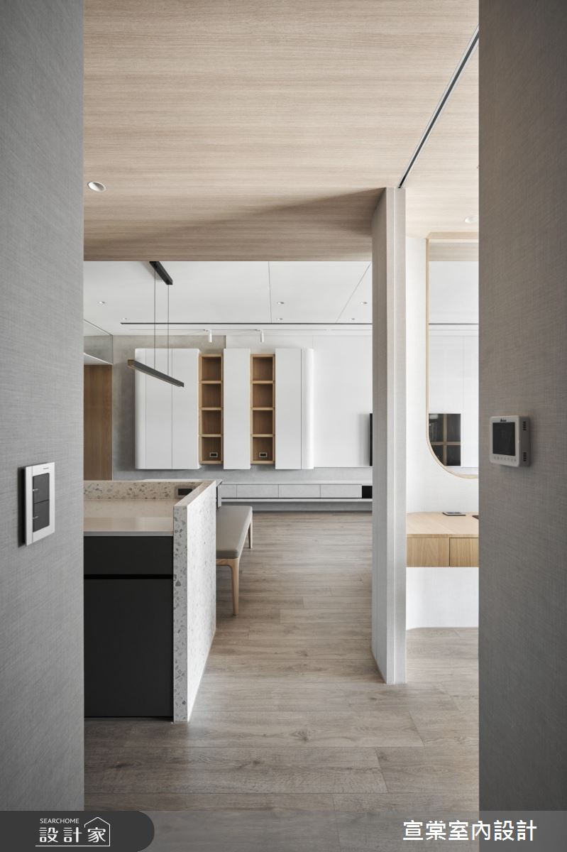 26坪預售屋＿北歐風走廊案例圖片＿宣棠室內設計＿宣棠_弧作Arc之13