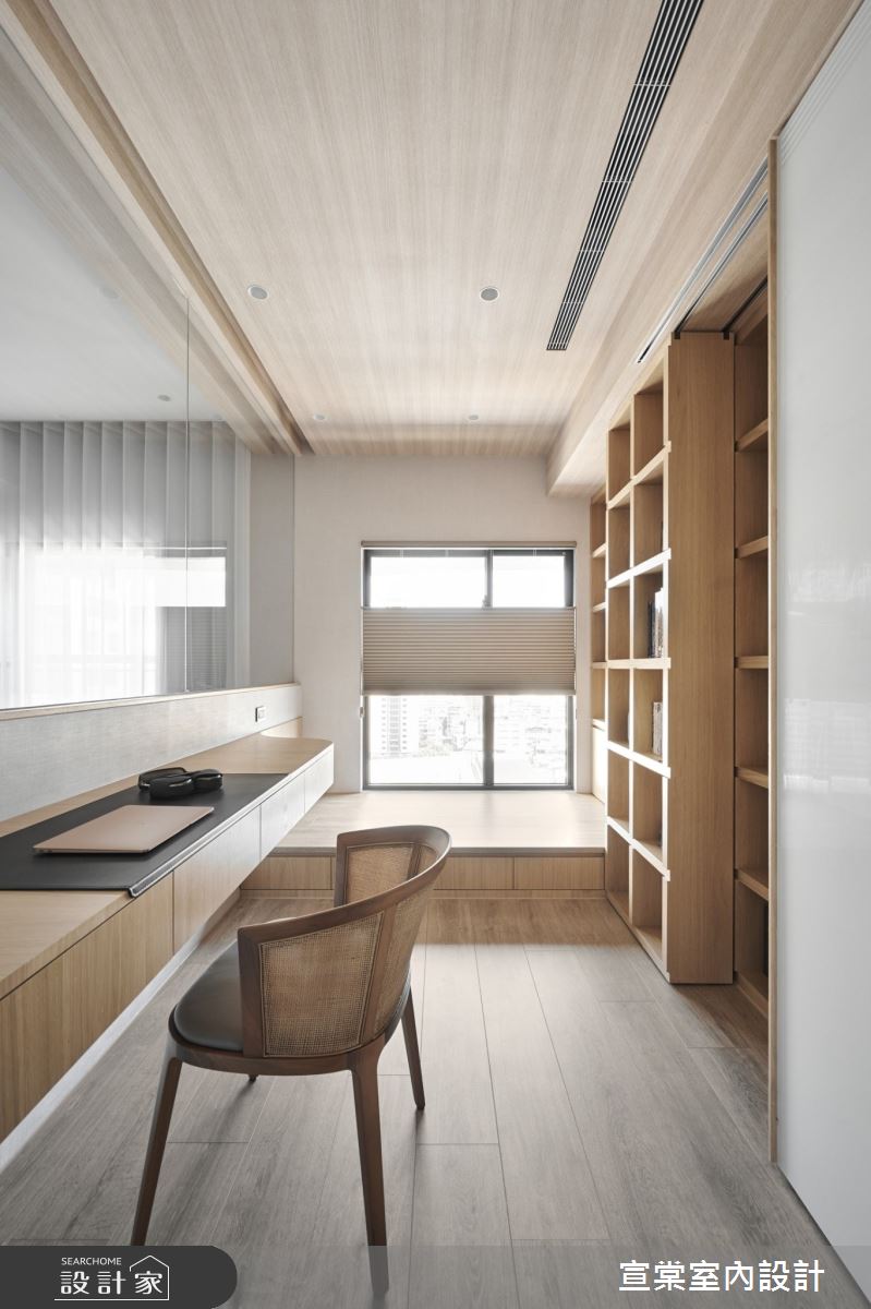 26坪預售屋＿北歐風書房臥榻案例圖片＿宣棠室內設計＿宣棠_弧作Arc之3813