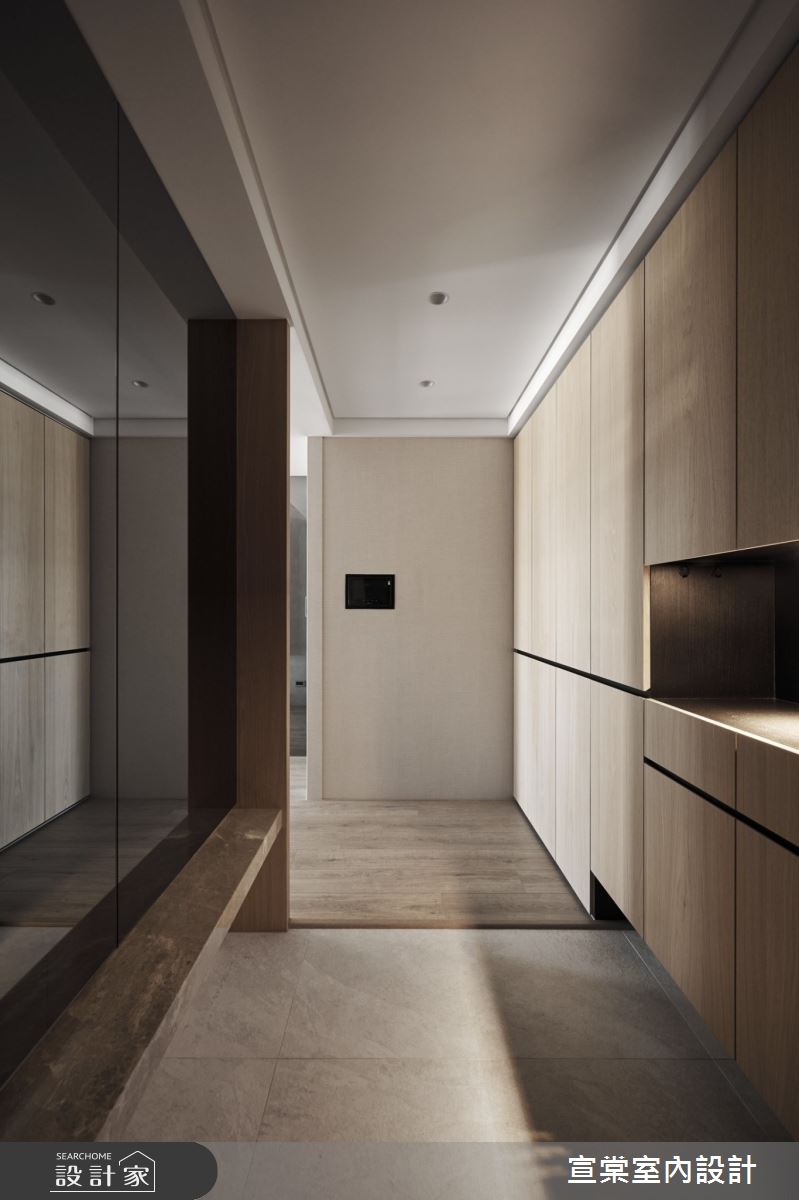 26坪預售屋＿北歐風玄關走廊案例圖片＿宣棠室內設計＿宣棠_弧作Arc之19