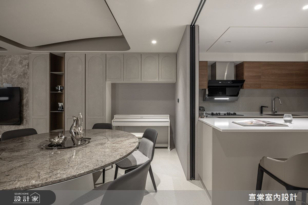 35坪老屋(16~30年)＿現代風餐廳案例圖片＿宣棠室內設計＿宣棠_喃喃之音之10