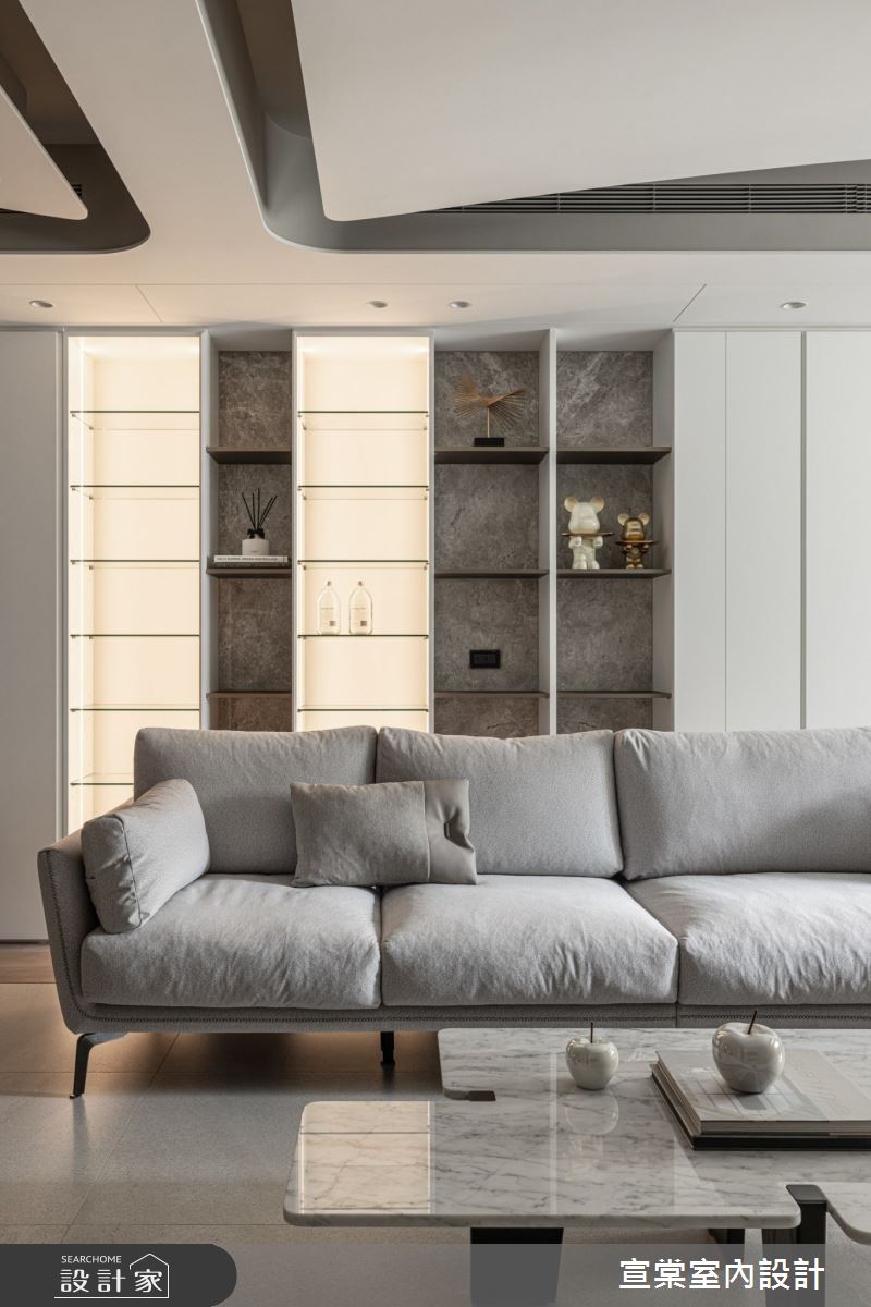 35坪老屋(16~30年)＿現代風客廳案例圖片＿宣棠室內設計＿宣棠_喃喃之音之16