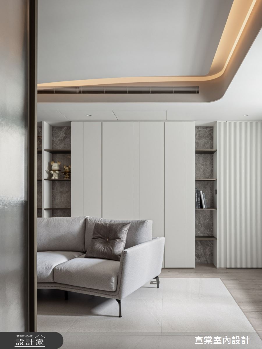 35坪老屋(16~30年)＿現代風客廳案例圖片＿宣棠室內設計＿宣棠_喃喃之音之1