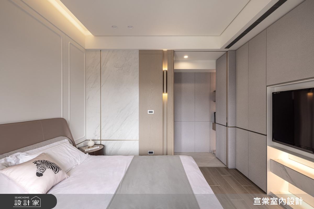 35坪中古屋(5~15年)＿現代風臥室案例圖片＿宣棠室內設計＿宣棠_雍容潔境之16