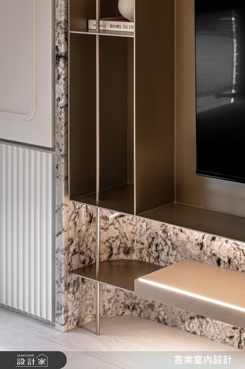 35坪中古屋(5~15年)＿現代風客廳案例圖片＿宣棠室內設計＿宣棠_雍容潔境之11