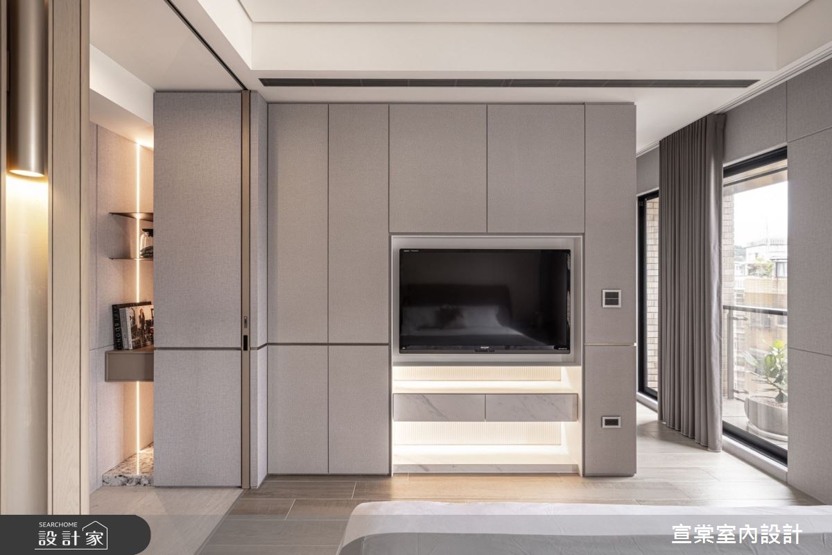 35坪中古屋(5~15年)＿現代風臥室案例圖片＿宣棠室內設計＿宣棠_雍容潔境之17