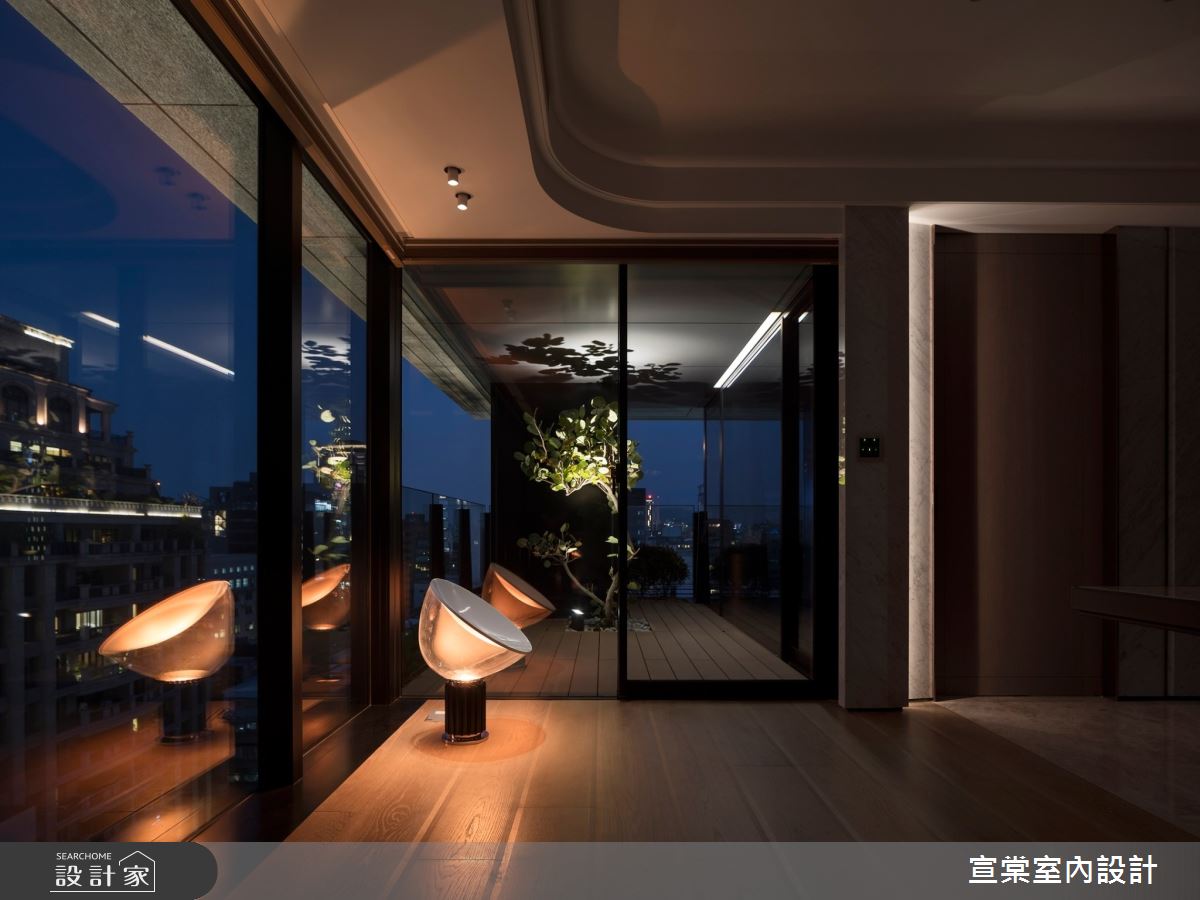 55坪毛胚屋＿現代風客廳陽台案例圖片＿宣棠室內設計＿宣棠_Essence of life之34