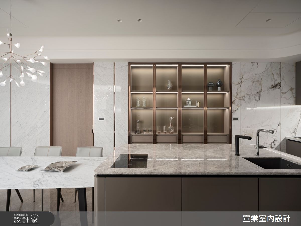 55坪毛胚屋＿現代風餐廳中島案例圖片＿宣棠室內設計＿宣棠_Essence of life之3