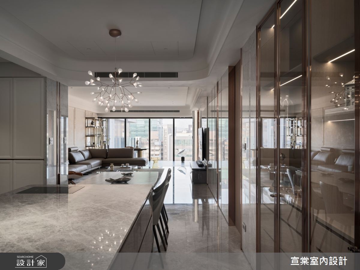 55坪毛胚屋＿現代風客廳餐廳案例圖片＿宣棠室內設計＿宣棠_Essence of life之5