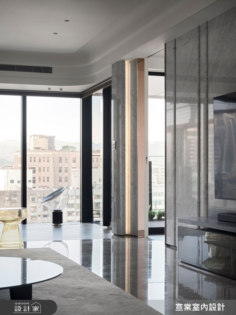 55坪毛胚屋＿現代風客廳案例圖片＿宣棠室內設計＿宣棠_Essence of life之6