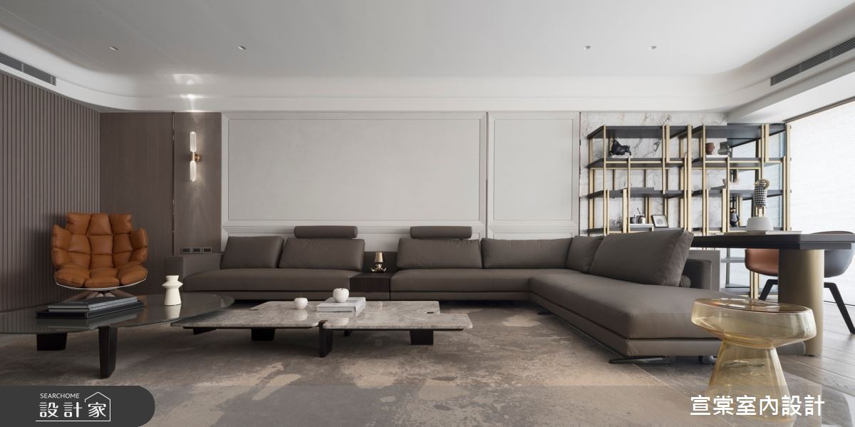 55坪毛胚屋＿現代風客廳書房工作區案例圖片＿宣棠室內設計＿宣棠_Essence of life之12