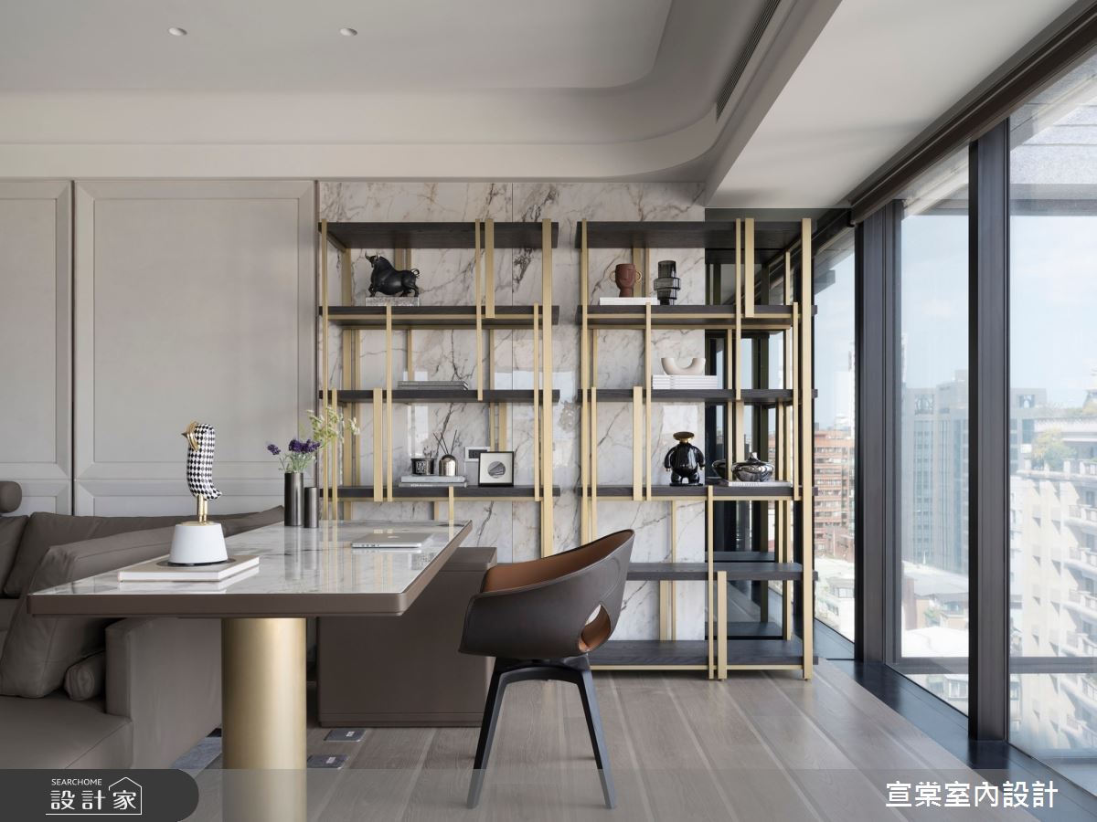 55坪毛胚屋＿現代風書房工作區案例圖片＿宣棠室內設計＿宣棠_Essence of life之13