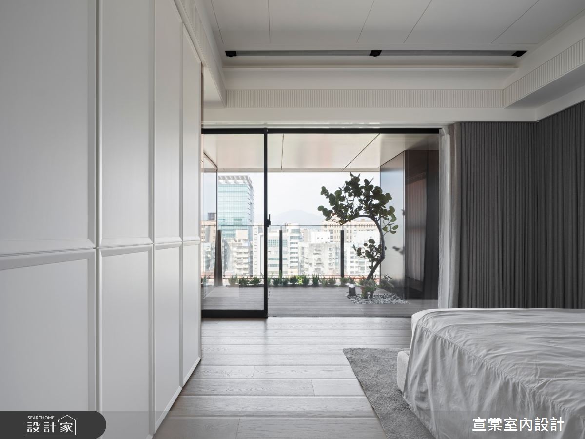 55坪毛胚屋＿現代風臥室陽台案例圖片＿宣棠室內設計＿宣棠_Essence of life之15