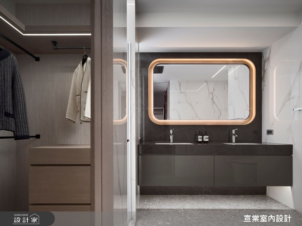 55坪毛胚屋＿現代風更衣間浴室案例圖片＿宣棠室內設計＿宣棠_Essence of life之31