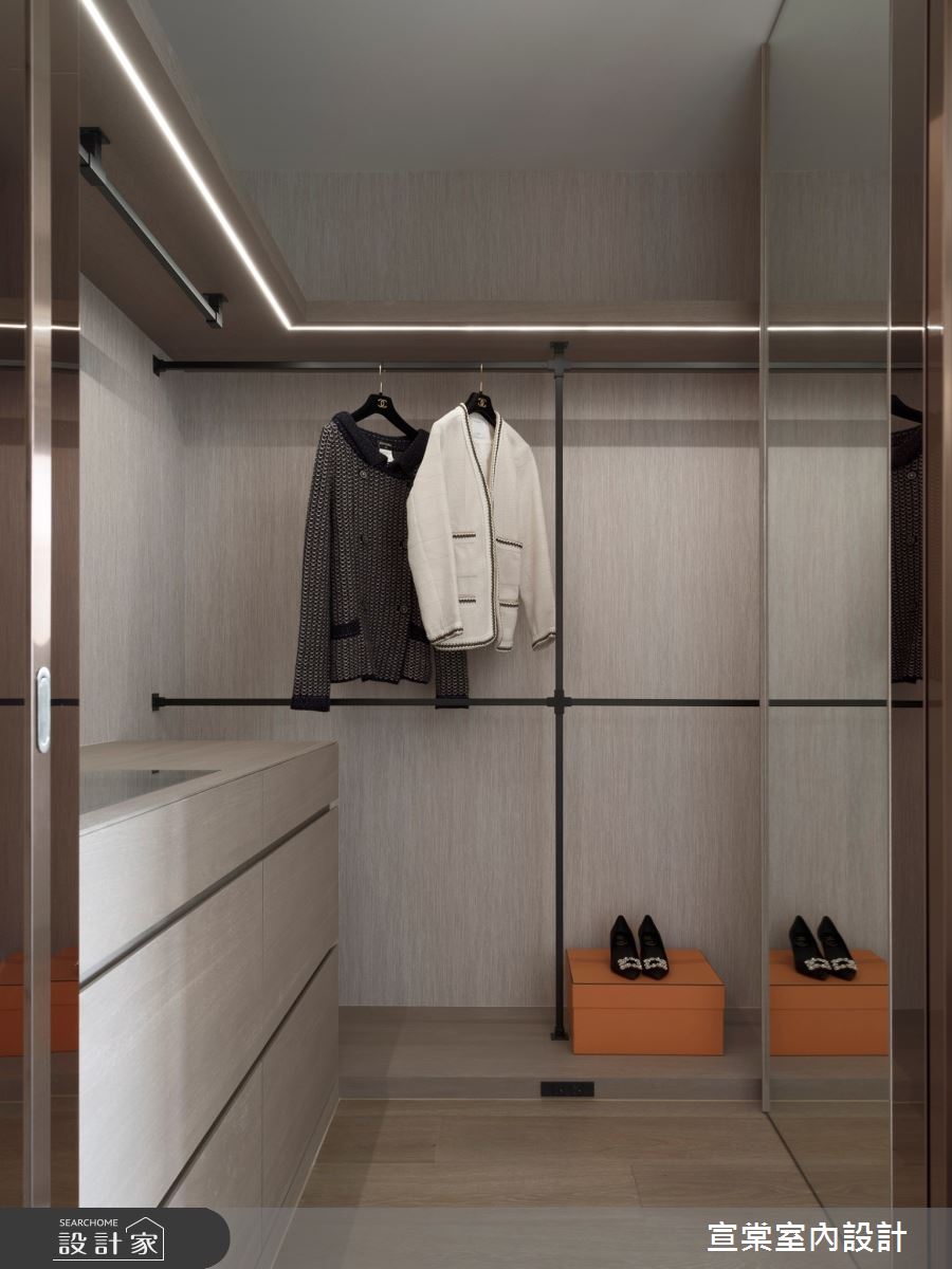 55坪毛胚屋＿現代風更衣間案例圖片＿宣棠室內設計＿宣棠_Essence of life之30