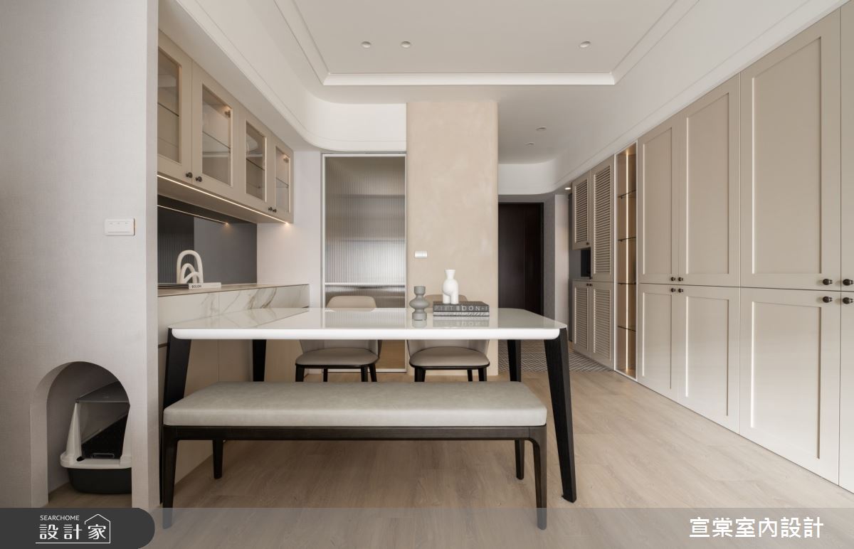 30坪中古屋(5~15年)＿美式風餐廳案例圖片＿宣棠室內設計＿宣棠_寓上曙光之11