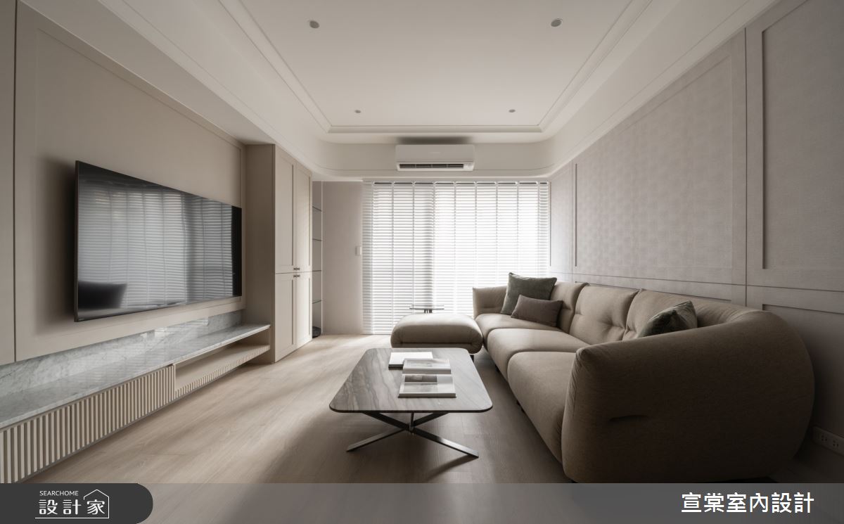 30坪中古屋(5~15年)＿美式風客廳案例圖片＿宣棠室內設計＿宣棠_寓上曙光之5