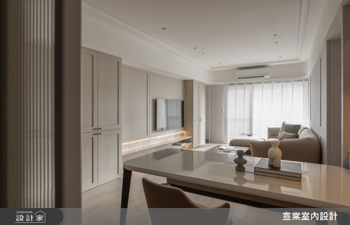 30坪中古屋(5~15年)＿美式風客廳餐廳案例圖片＿宣棠室內設計＿宣棠_寓上曙光之4