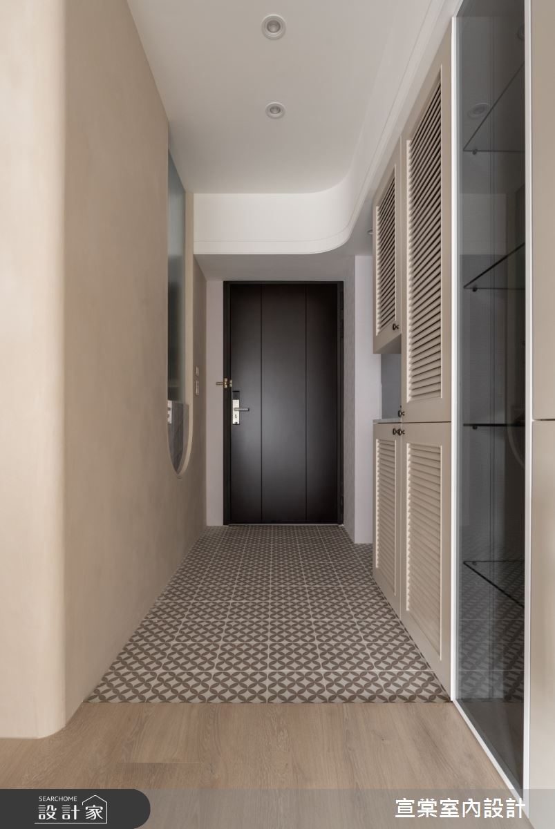 30坪中古屋(5~15年)＿美式風玄關案例圖片＿宣棠室內設計＿宣棠_寓上曙光之2