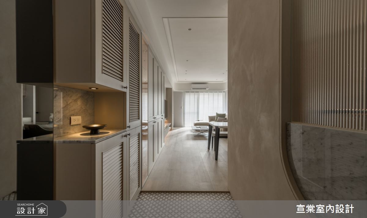 30坪中古屋(5~15年)＿美式風玄關案例圖片＿宣棠室內設計＿宣棠_寓上曙光之1