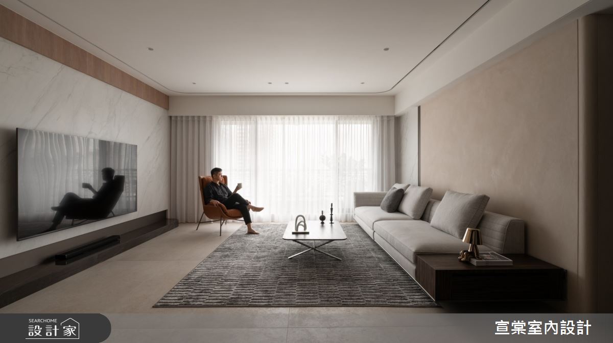 50坪中古屋(5~15年)＿現代風客廳案例圖片＿宣棠室內設計＿宣棠_Into the oatmeal之4