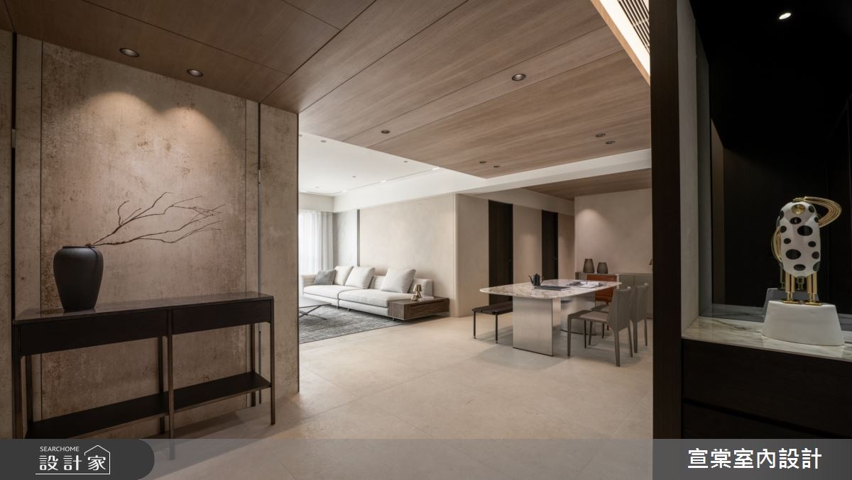 50坪中古屋(5~15年)＿現代風玄關客廳餐廳案例圖片＿宣棠室內設計＿宣棠_Into the oatmeal之2