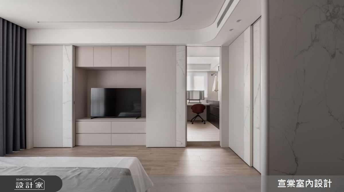 50坪中古屋(5~15年)＿現代風臥室更衣間案例圖片＿宣棠室內設計＿宣棠_Into the oatmeal之16