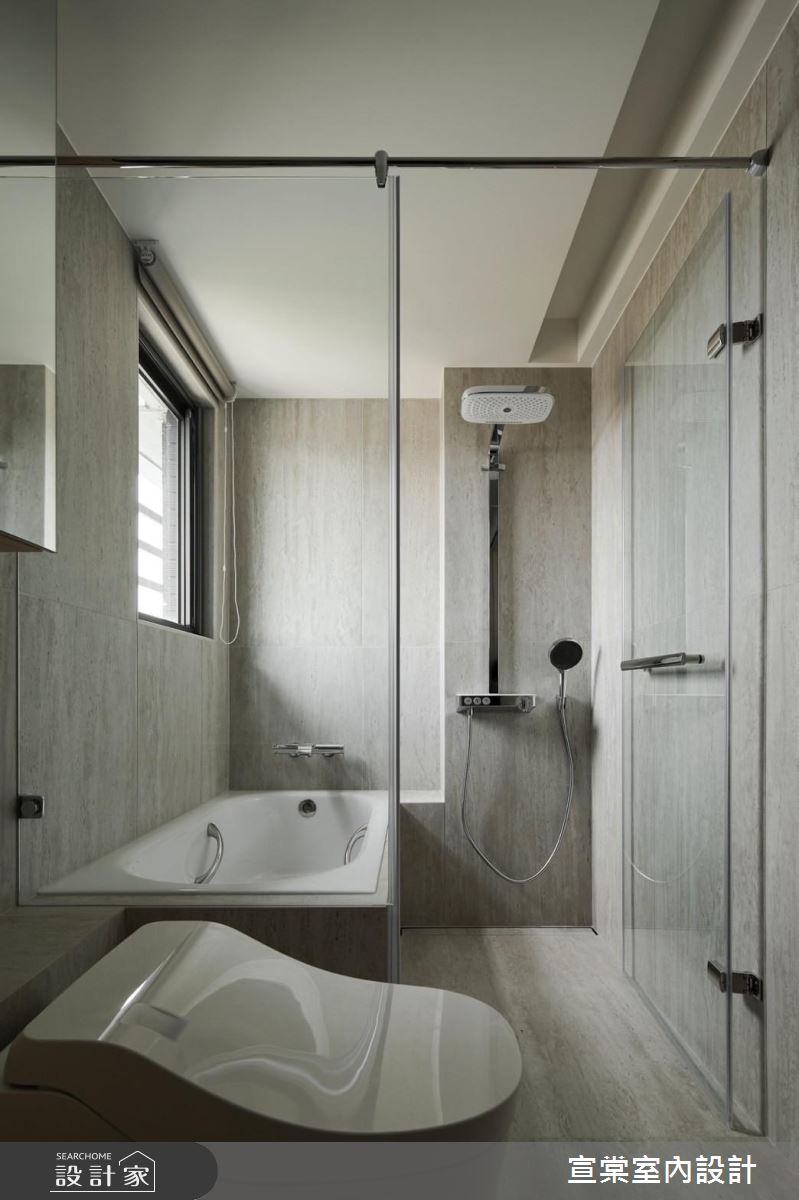 32坪新成屋(5年以下)＿現代風浴室案例圖片＿宣棠室內設計＿宣棠_四季觀瀾之24