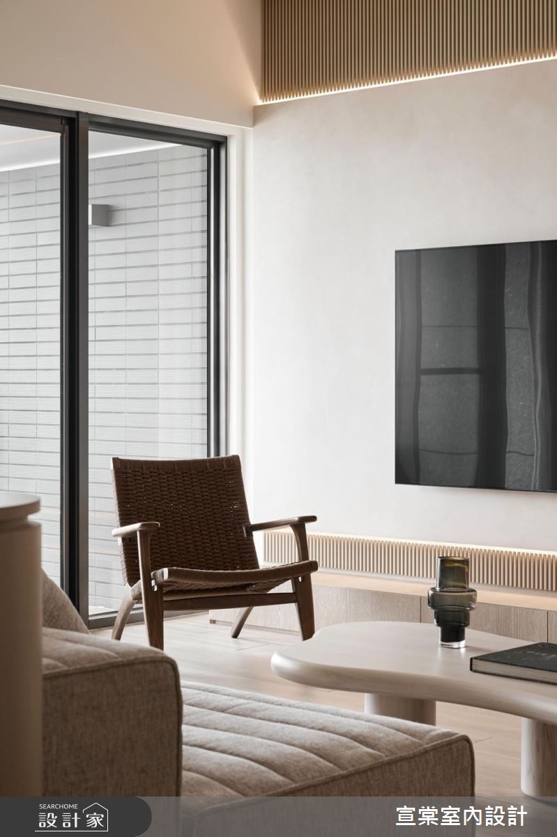 32坪新成屋(5年以下)＿現代風客廳案例圖片＿宣棠室內設計＿宣棠_四季觀瀾之19