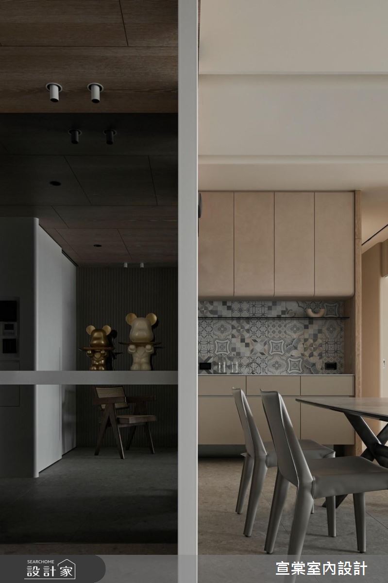 32坪新成屋(5年以下)＿現代風餐廳案例圖片＿宣棠室內設計＿宣棠_四季觀瀾之3