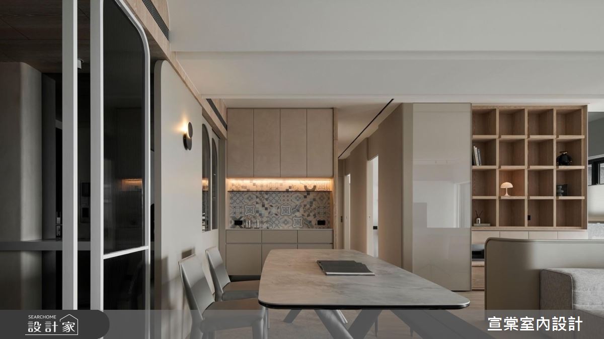 32坪新成屋(5年以下)＿現代風餐廳案例圖片＿宣棠室內設計＿宣棠_四季觀瀾之4