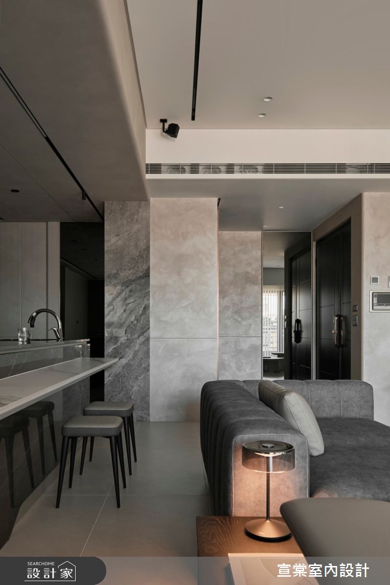 37坪中古屋(5~15年)＿現代風客廳餐廳案例圖片＿宣棠室內設計＿宣棠_城中韻邸之1