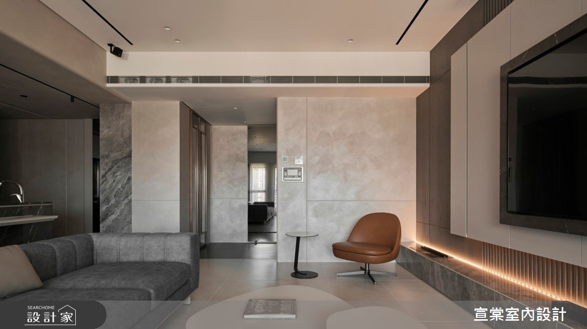 37坪中古屋(5~15年)＿現代風客廳案例圖片＿宣棠室內設計＿宣棠_城中韻邸之3