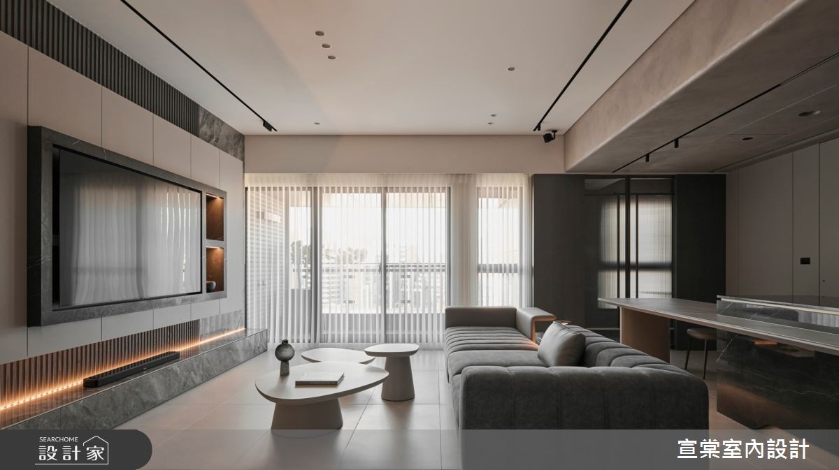 37坪中古屋(5~15年)＿現代風客廳案例圖片＿宣棠室內設計＿宣棠_城中韻邸之11