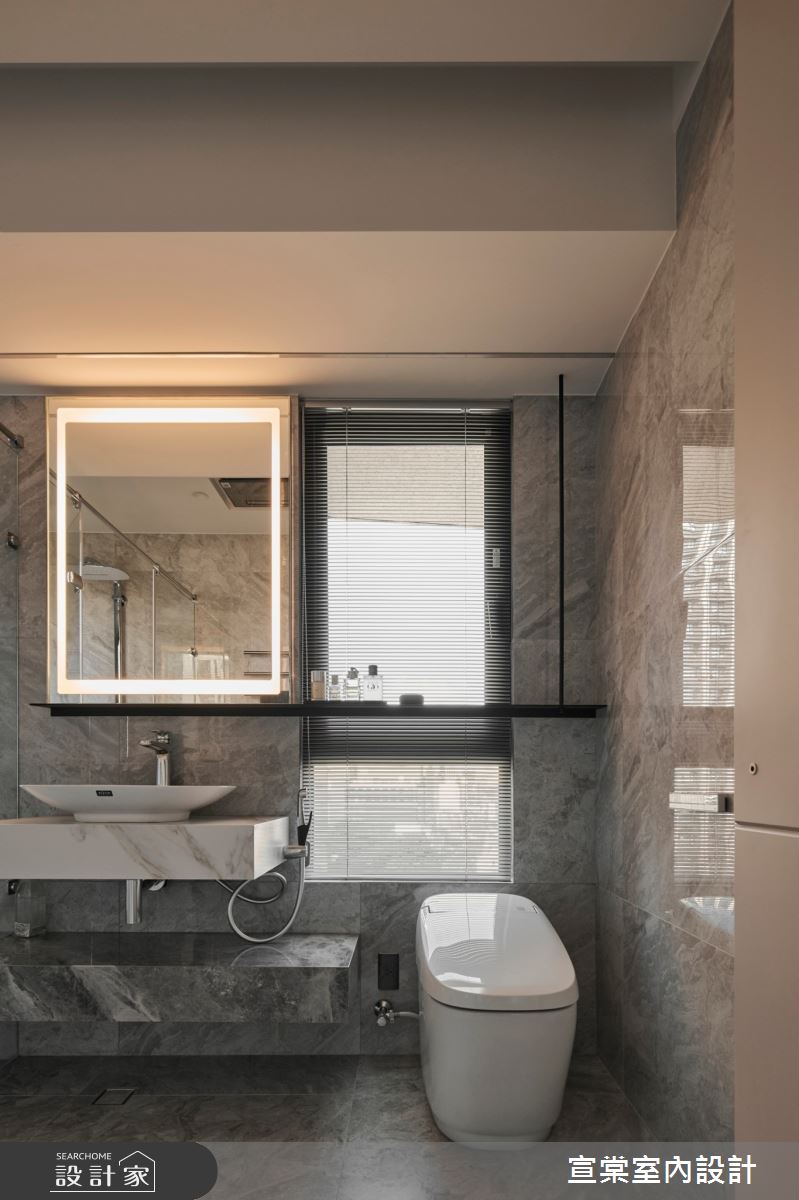 37坪中古屋(5~15年)＿現代風浴室案例圖片＿宣棠室內設計＿宣棠_城中韻邸之20