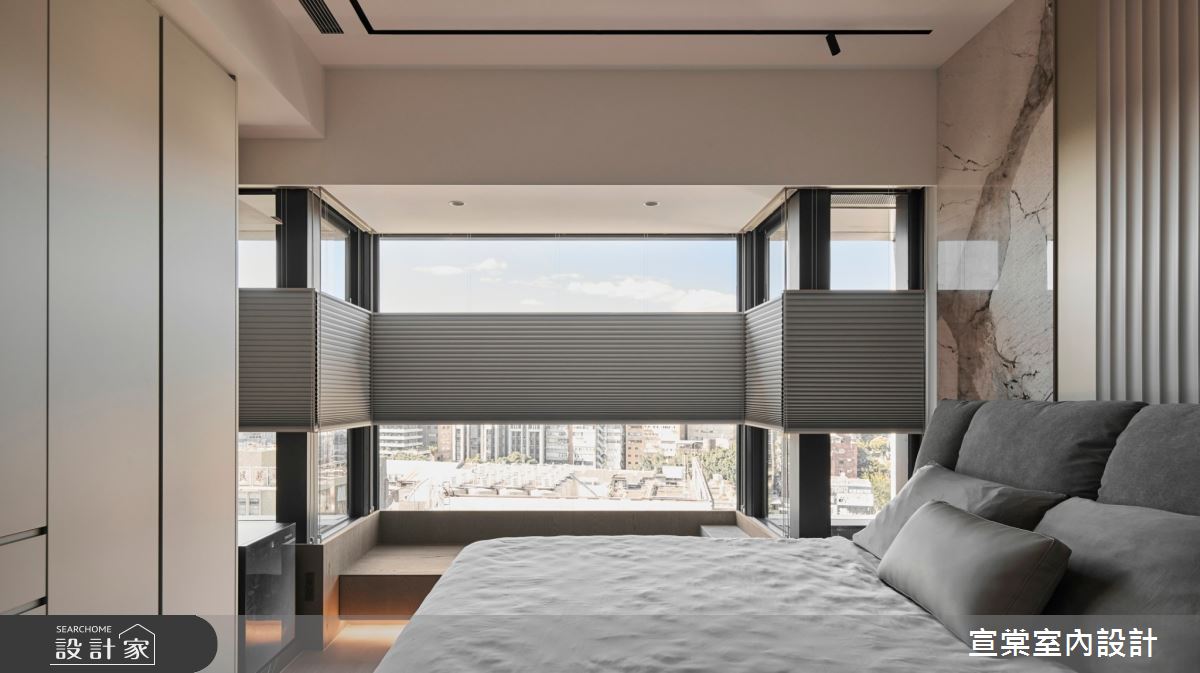 37坪中古屋(5~15年)＿現代風臥室臥榻案例圖片＿宣棠室內設計＿宣棠_城中韻邸之3460