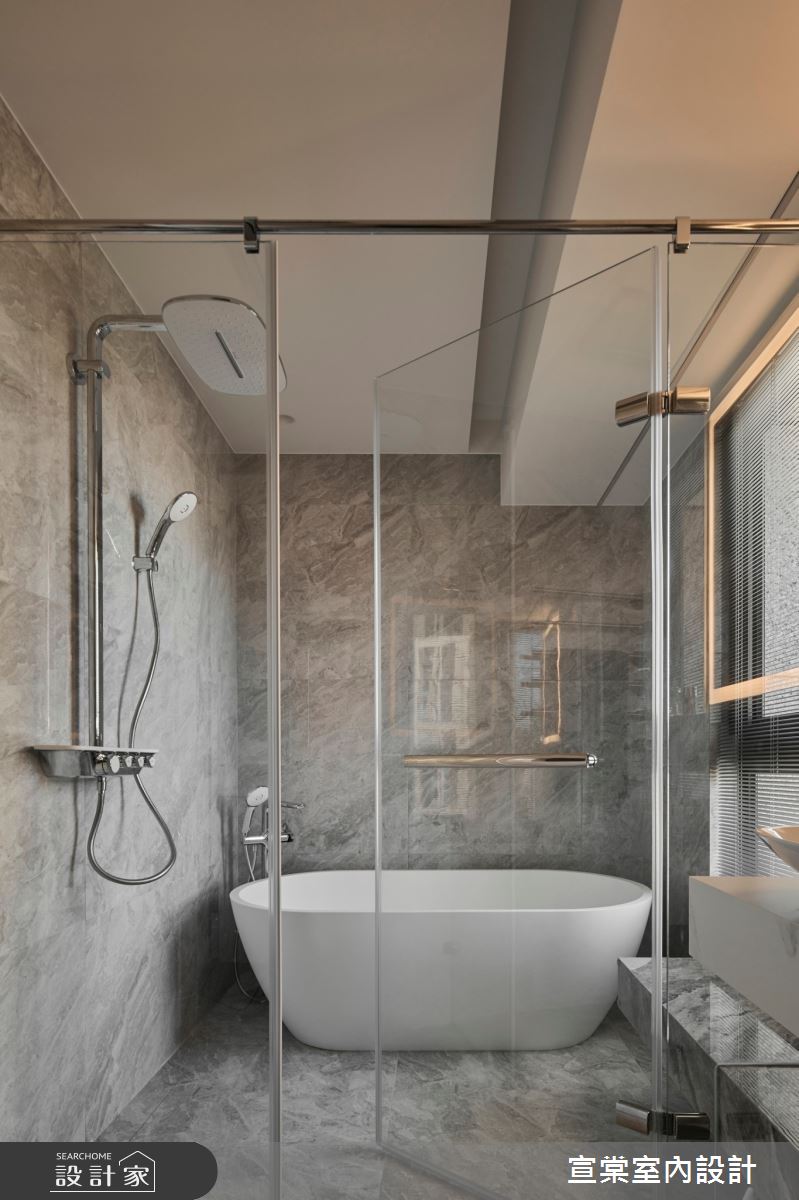 37坪中古屋(5~15年)＿現代風浴室案例圖片＿宣棠室內設計＿宣棠_城中韻邸之19