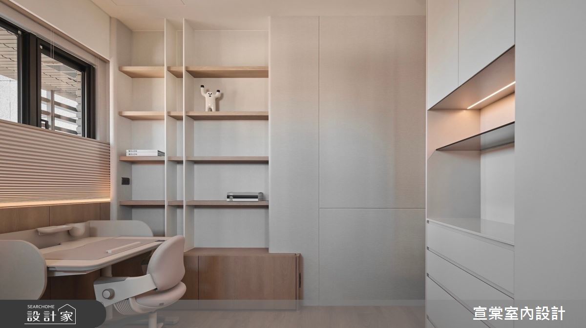 37坪中古屋(5~15年)＿現代風書房工作區案例圖片＿宣棠室內設計＿宣棠_城中韻邸之22