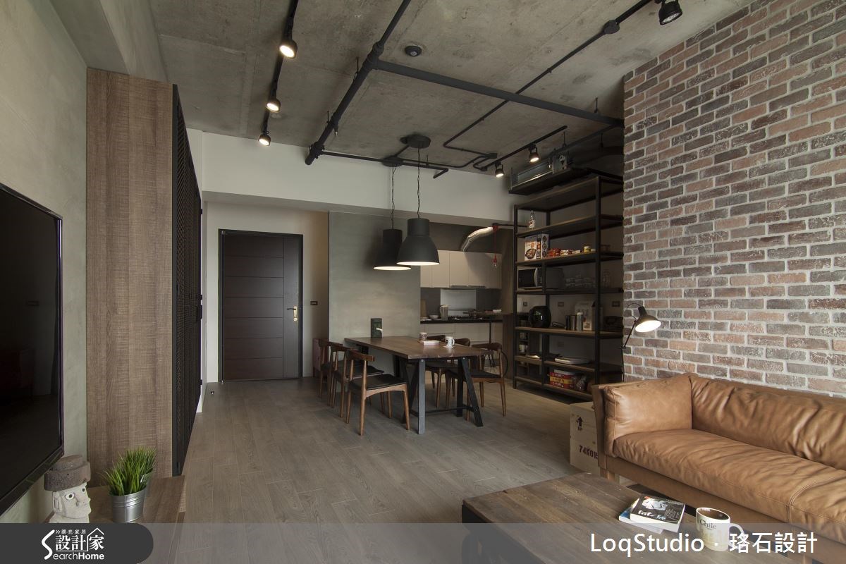 32坪新成屋(5年以下)＿工業風餐廳案例圖片＿珞石室內裝修有限公司＿珞石_01之2