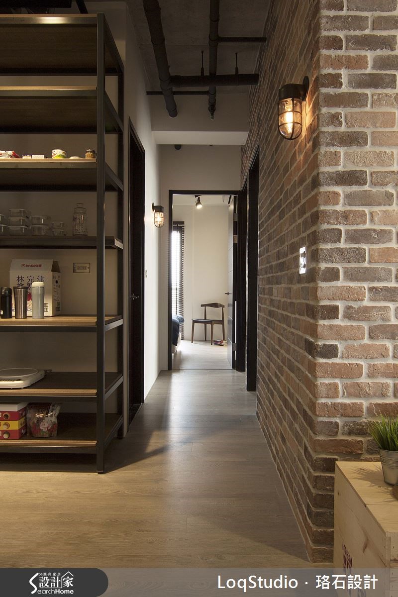 32坪新成屋(5年以下)＿工業風走廊案例圖片＿珞石室內裝修有限公司＿珞石_01之10