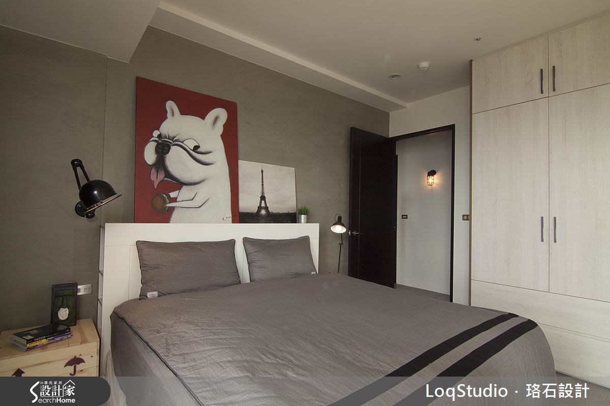 32坪新成屋(5年以下)＿工業風臥室案例圖片＿珞石室內裝修有限公司＿珞石_01之13