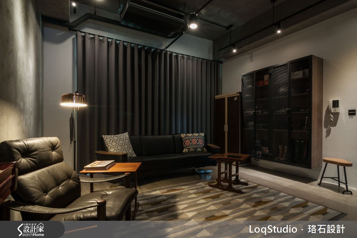 34坪中古屋(5~15年)＿工業風客廳案例圖片＿珞石室內裝修有限公司＿珞石_03之2