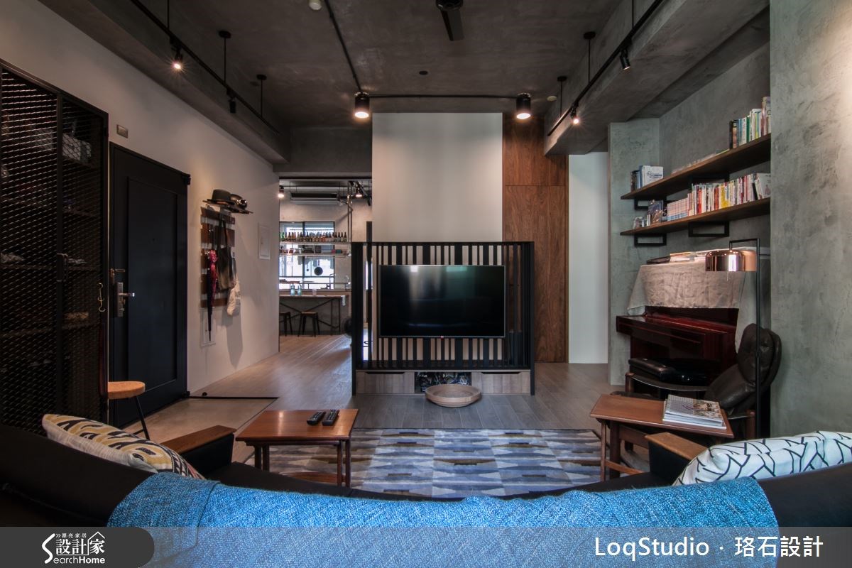 34坪中古屋(5~15年)＿工業風客廳案例圖片＿珞石室內裝修有限公司＿珞石_03之3