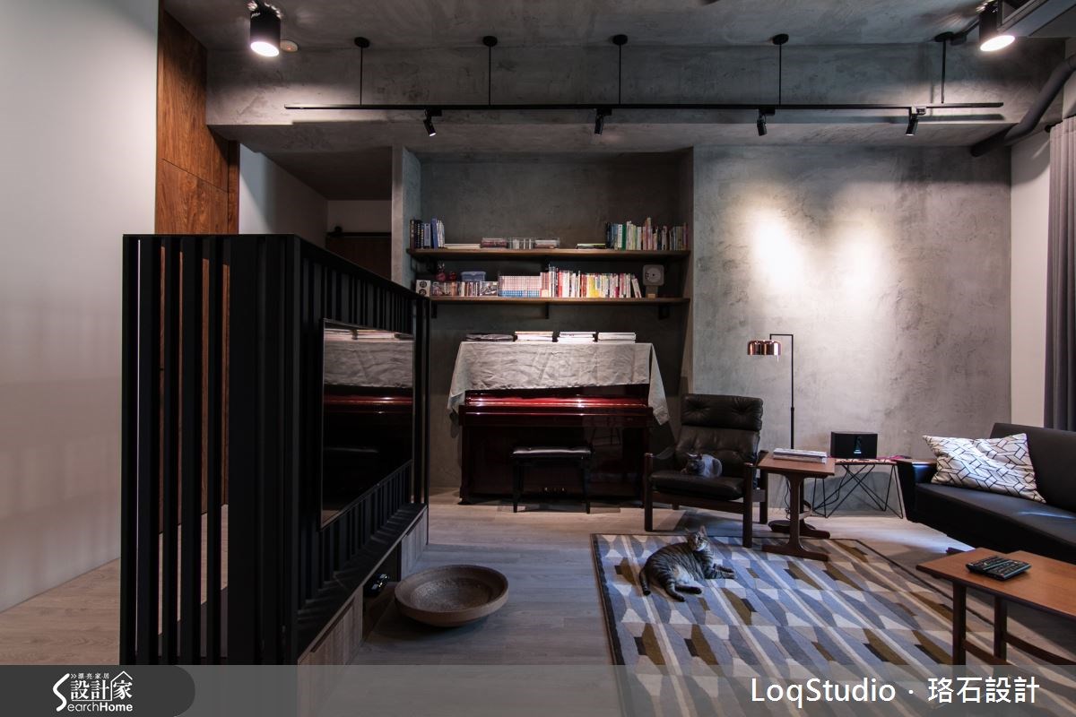 34坪中古屋(5~15年)＿工業風客廳案例圖片＿珞石室內裝修有限公司＿珞石_03之6