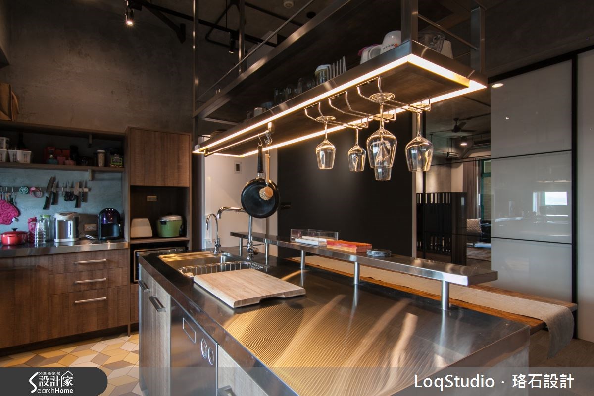 34坪中古屋(5~15年)＿工業風廚房吧檯案例圖片＿珞石室內裝修有限公司＿珞石_03之12