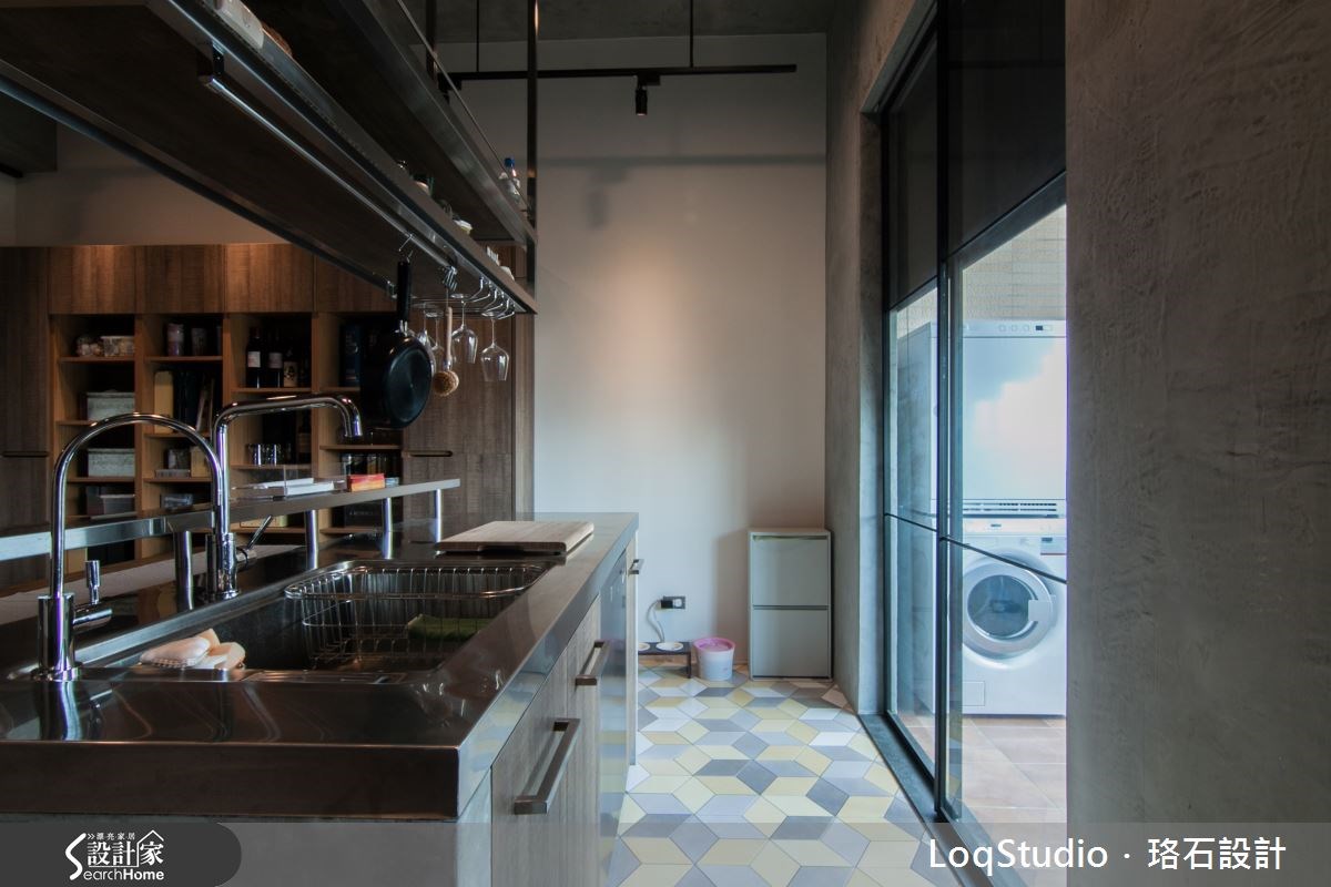 34坪中古屋(5~15年)＿工業風廚房吧檯案例圖片＿珞石室內裝修有限公司＿珞石_03之14