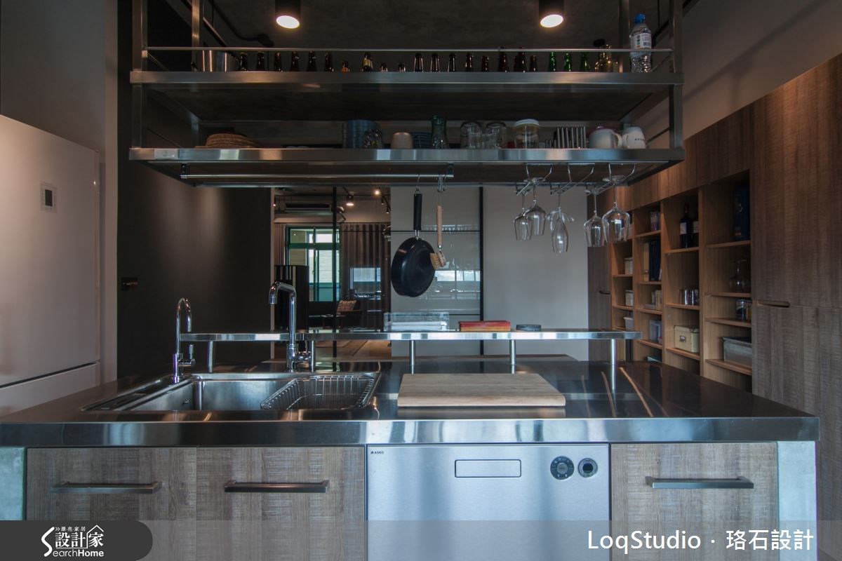 34坪中古屋(5~15年)＿工業風廚房吧檯案例圖片＿珞石室內裝修有限公司＿珞石_03之15