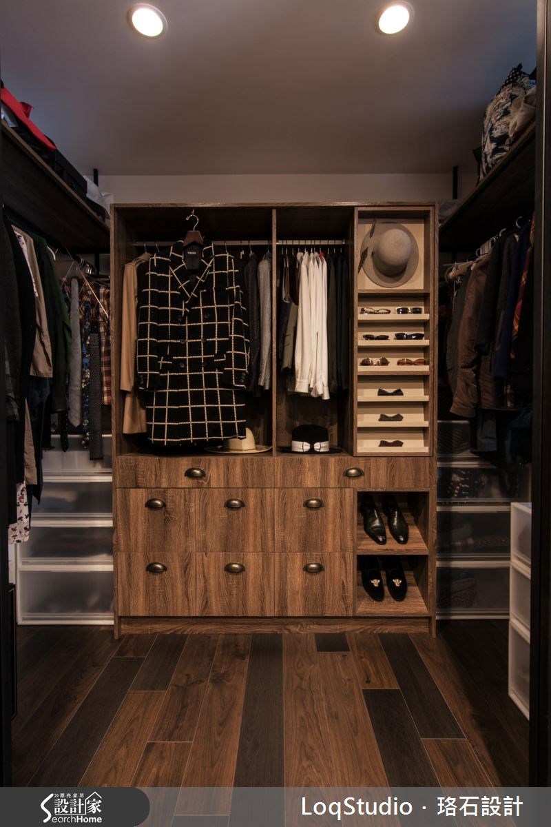 34坪中古屋(5~15年)＿工業風更衣間案例圖片＿珞石室內裝修有限公司＿珞石_03之22