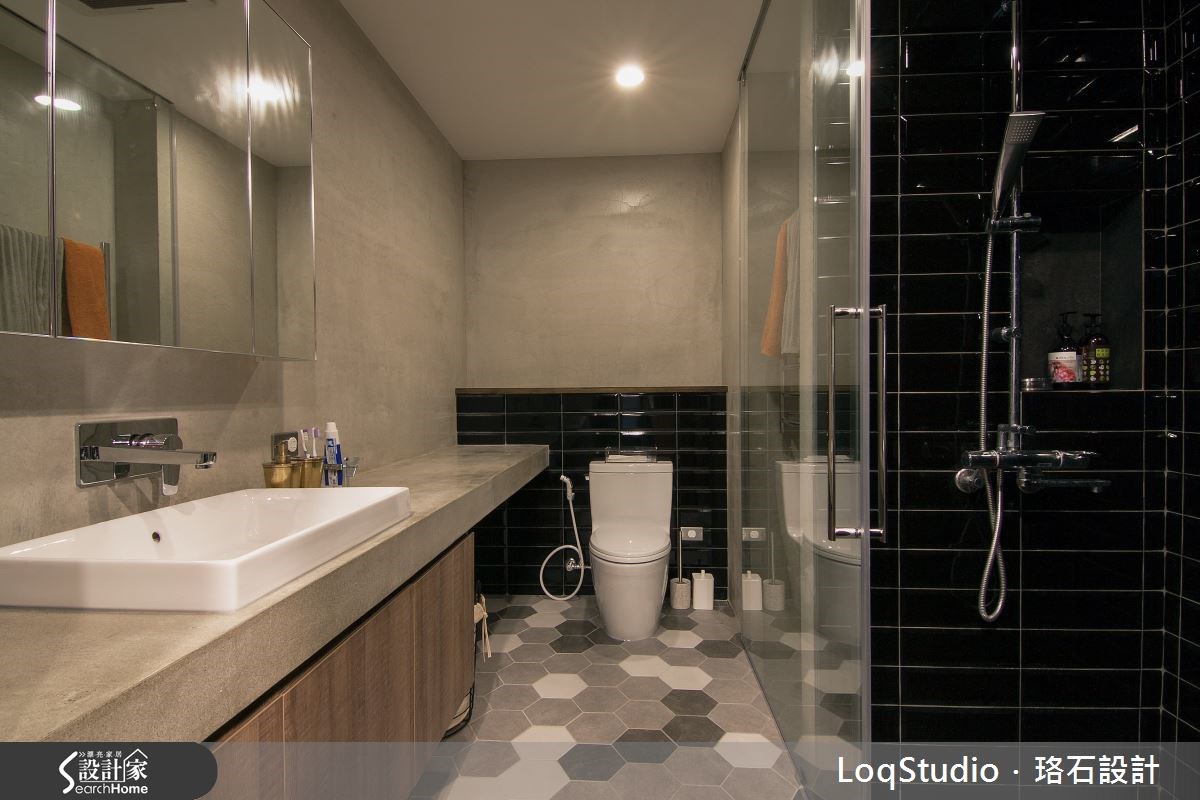 34坪中古屋(5~15年)＿工業風浴室案例圖片＿珞石室內裝修有限公司＿珞石_03之24